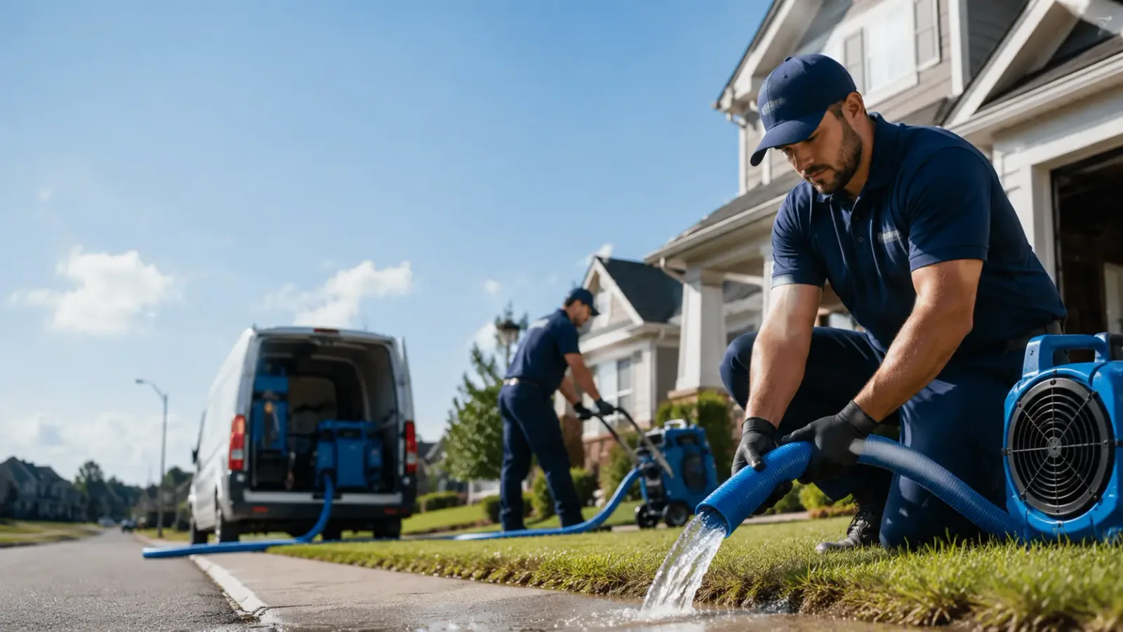 Flood Damage Restoration in New Douglas, IL